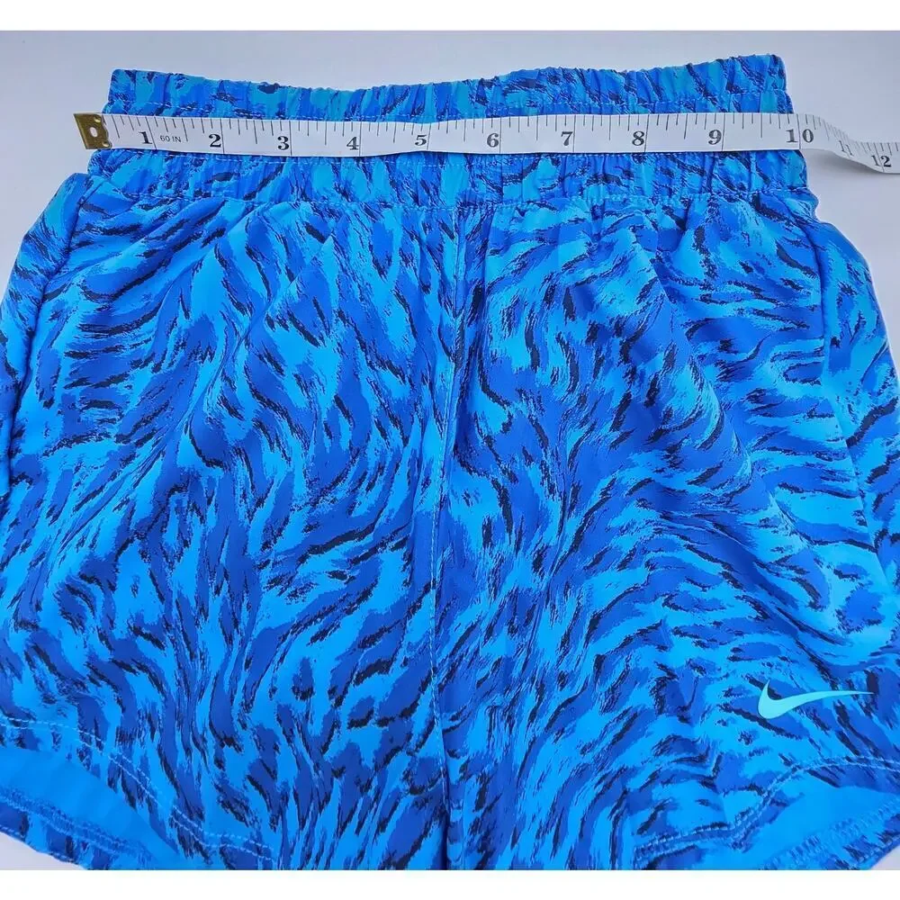 Nike One Girl's Size XS Loose Fit Blue Athletic  Shorts